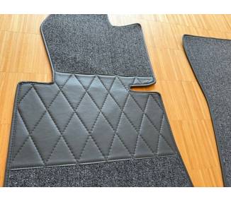 Carpet mats for Mercedes-Benz R107 SL Cabrio from 1985–1989 (LHD)