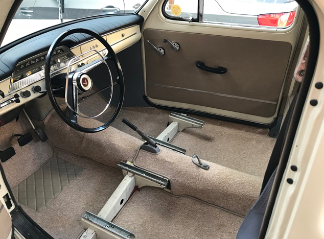 Complete interior carpet kit for Volvo PV444/544 from 1947-1962 (only LHD)